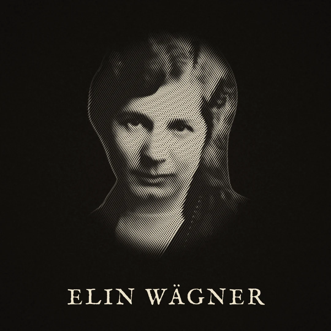 Porträtt av Elin Wägner. Beskrivning finns under Om verket.